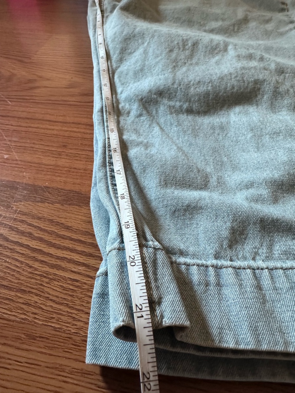 CJ Banks Light Blue Denim Cropped Jeans - Picture 9 of 10